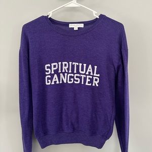 Spiritual Gangster lightweight spring sweatshirt size XS